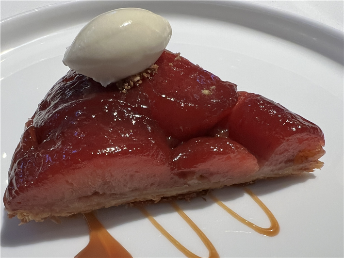 red apple tarte tatin